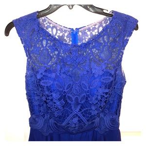 royal blue prom dress
